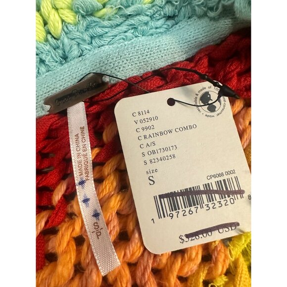 Free People Rainbow Beach Market Cardi NWT Small - Picture 6 of 10